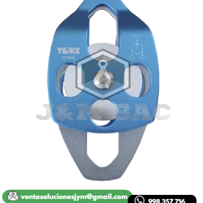 POLEA ALUMINIO DOBLE MOVIL P-SOGA HASTA 5/8″ N-5332-YOKE