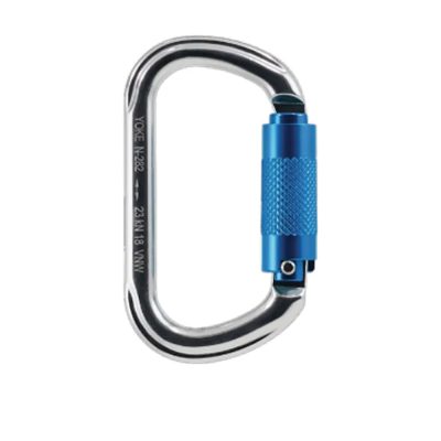 Carabinero Aluminio Apertura 18Mm Doble Seguro Giratorio Yoke  N 282