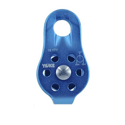 Polea Aluminio Simple Fija para Soga Hasta 1 2 Pulgadas Yoke