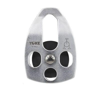 Polea Aluminio Simple Movil para Soga Hasta 5 8 Pulgadas Yoke
