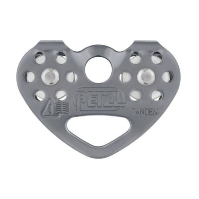 Polea Petzl Tandem Cable Tirolesa en Cables de Acero