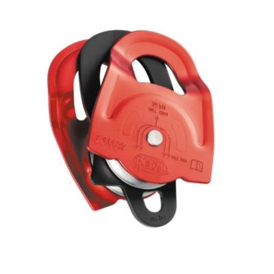 Polea Petzl Twin Doble Eficiencia en Rescate